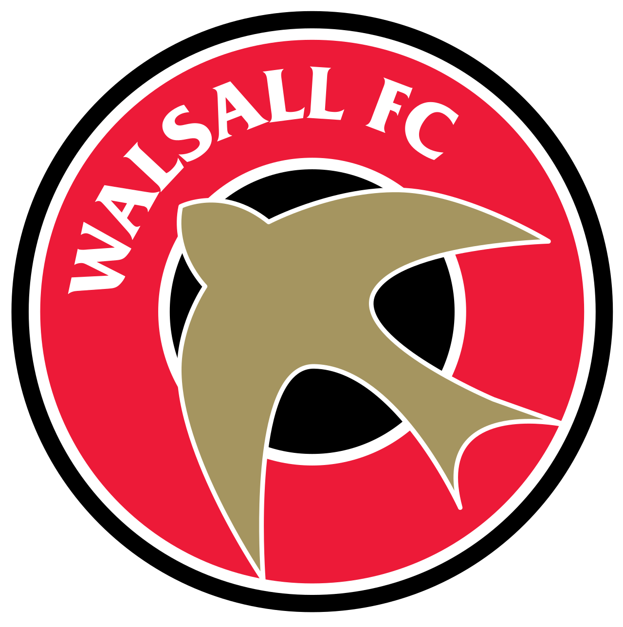 Walsall FC club crest, known affectionately as The Saddlers